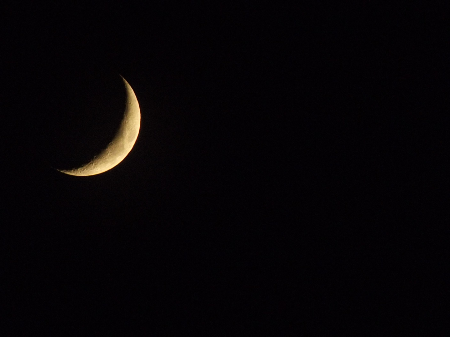 Mond über Fehmarn