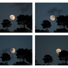 Mond über Karpathos - 4 mal