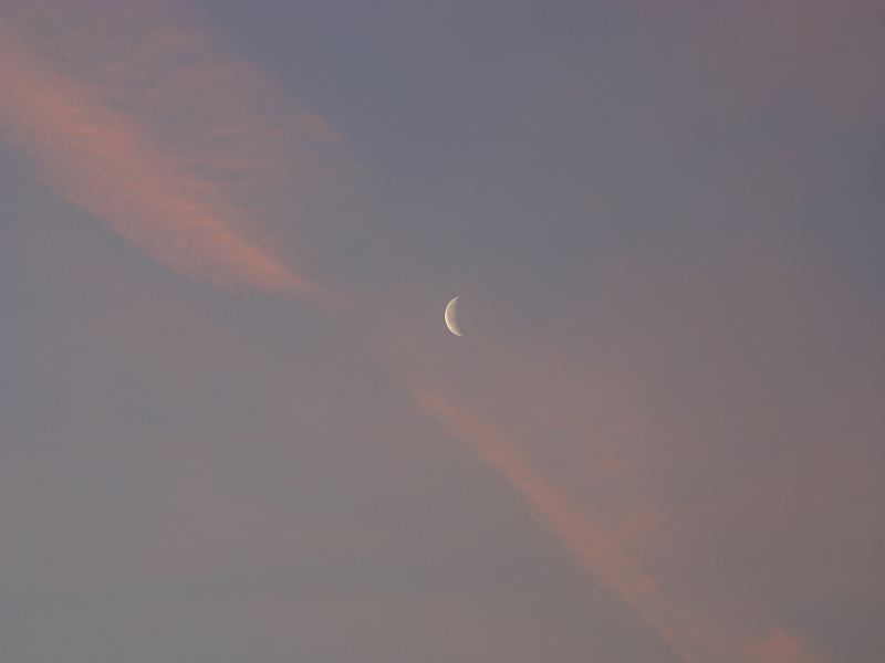 Mond über Löhne-Obernbeck