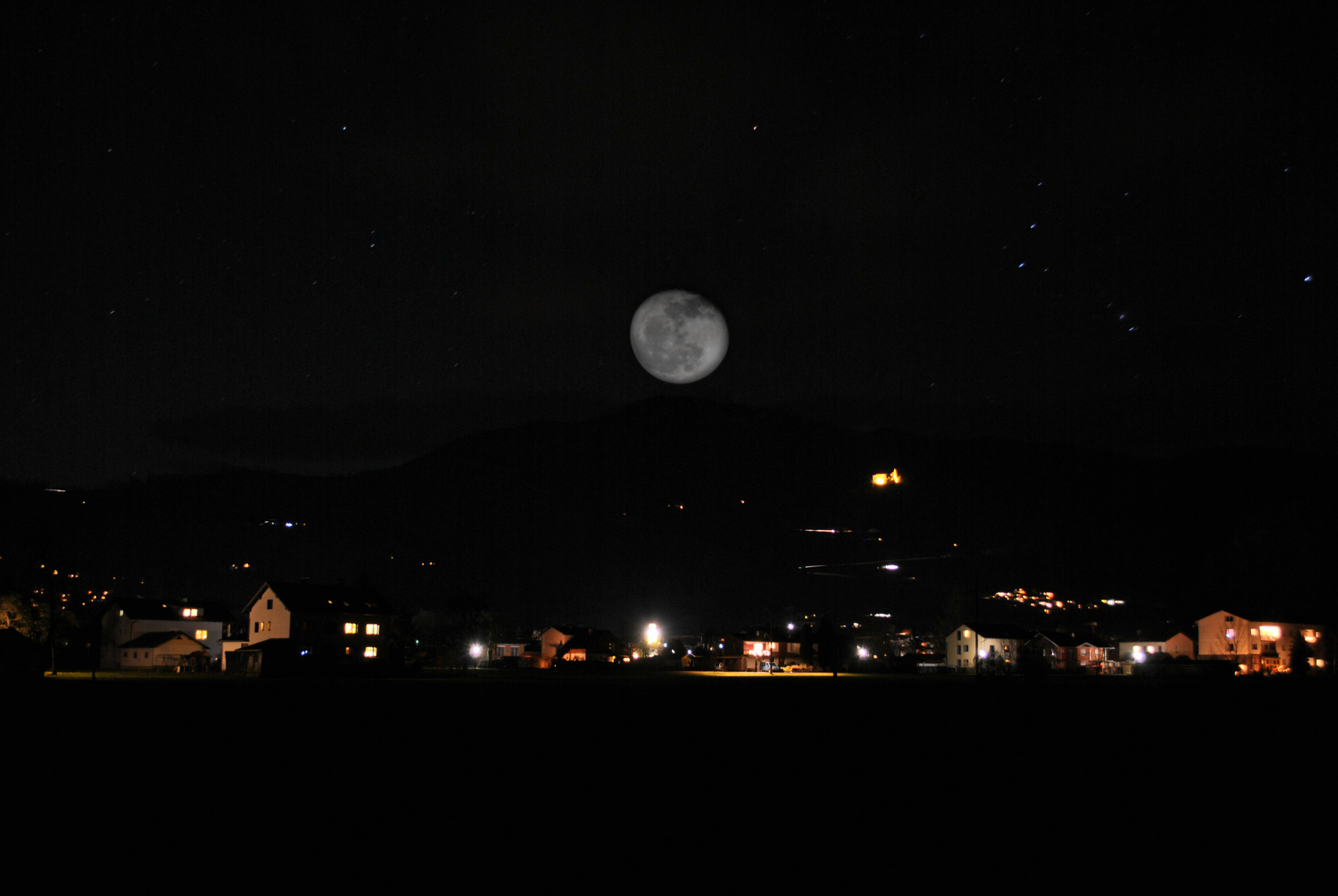 Mond über Micheldorf