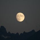 Mond über Oberstdorf