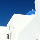 Mond über Santorini