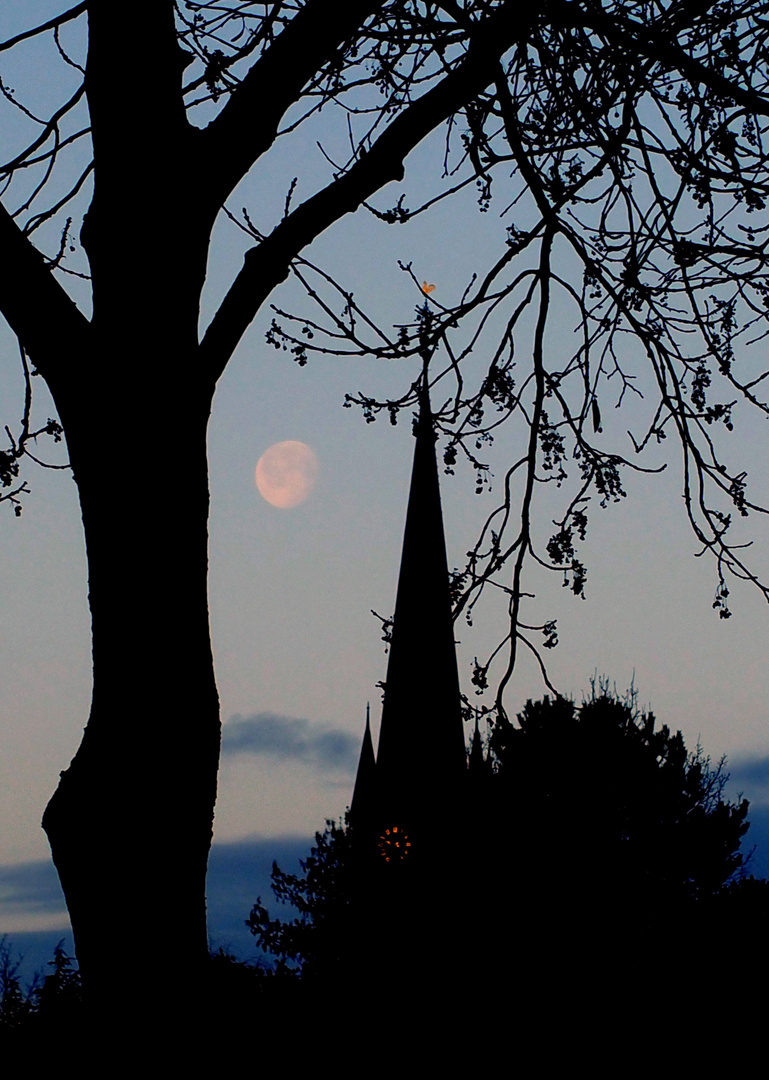 Mond über Schaephuysen