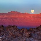 Mond über Valle de la Luna