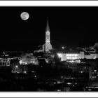 Mond über Waldkirchen