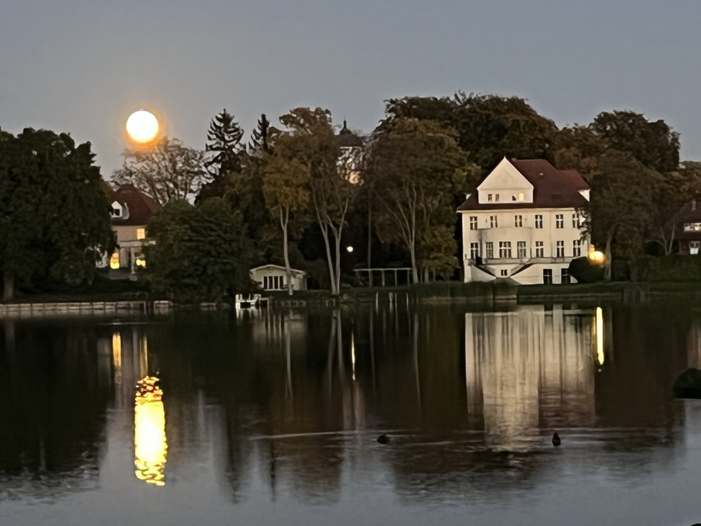 Mond überm Jungfernsee