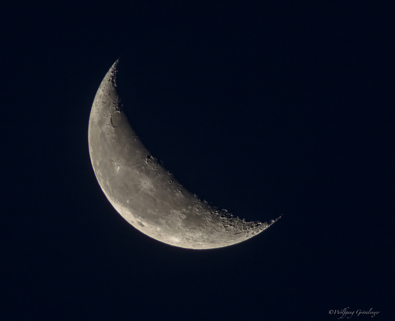 Mond über`n Wörthsee