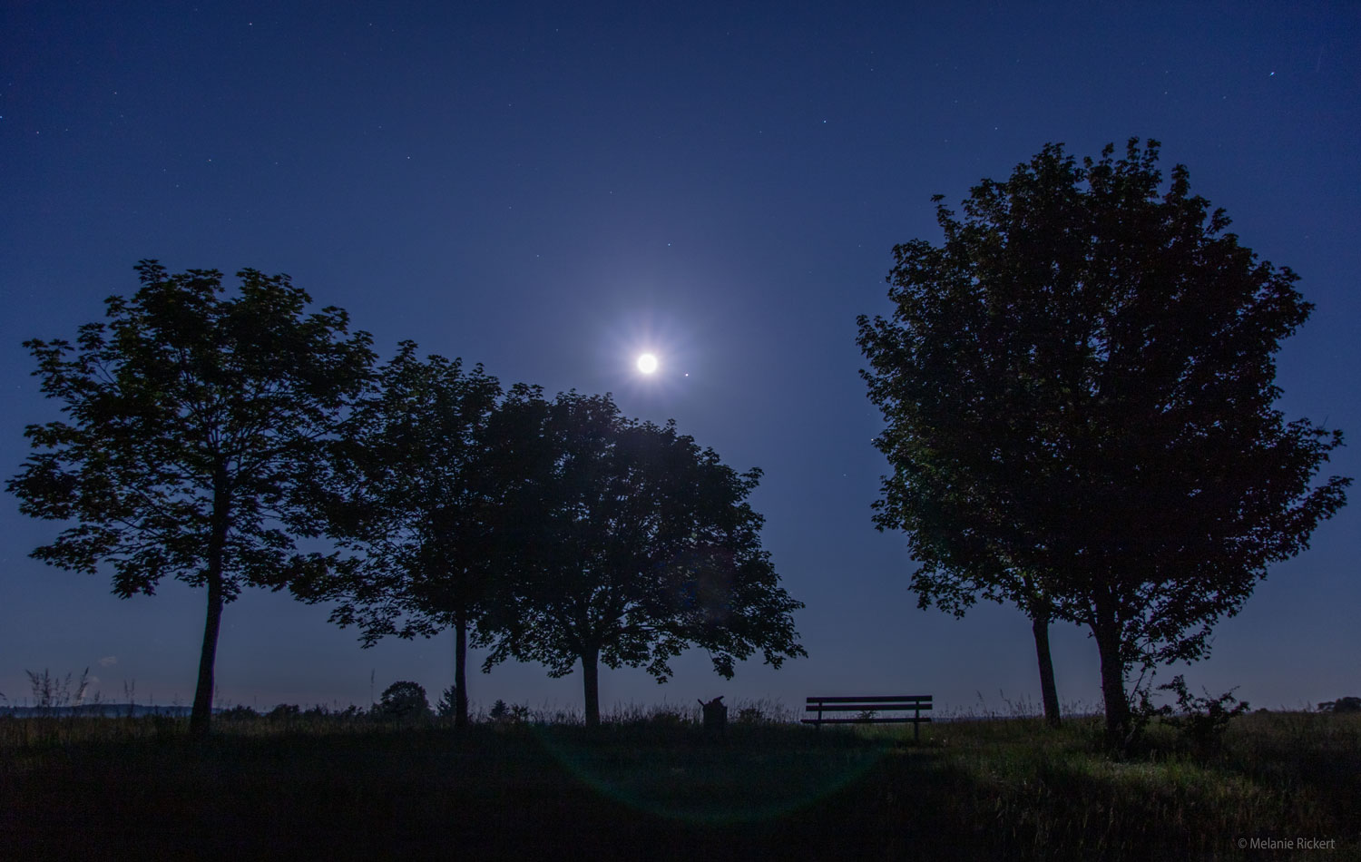 Mond und Jupiter