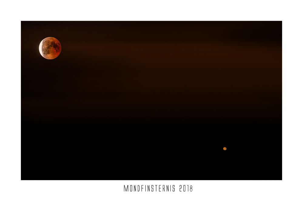 Mond und Mars Foto & Bild mondaufnahmen, himmel & universum, mond Bilder auf