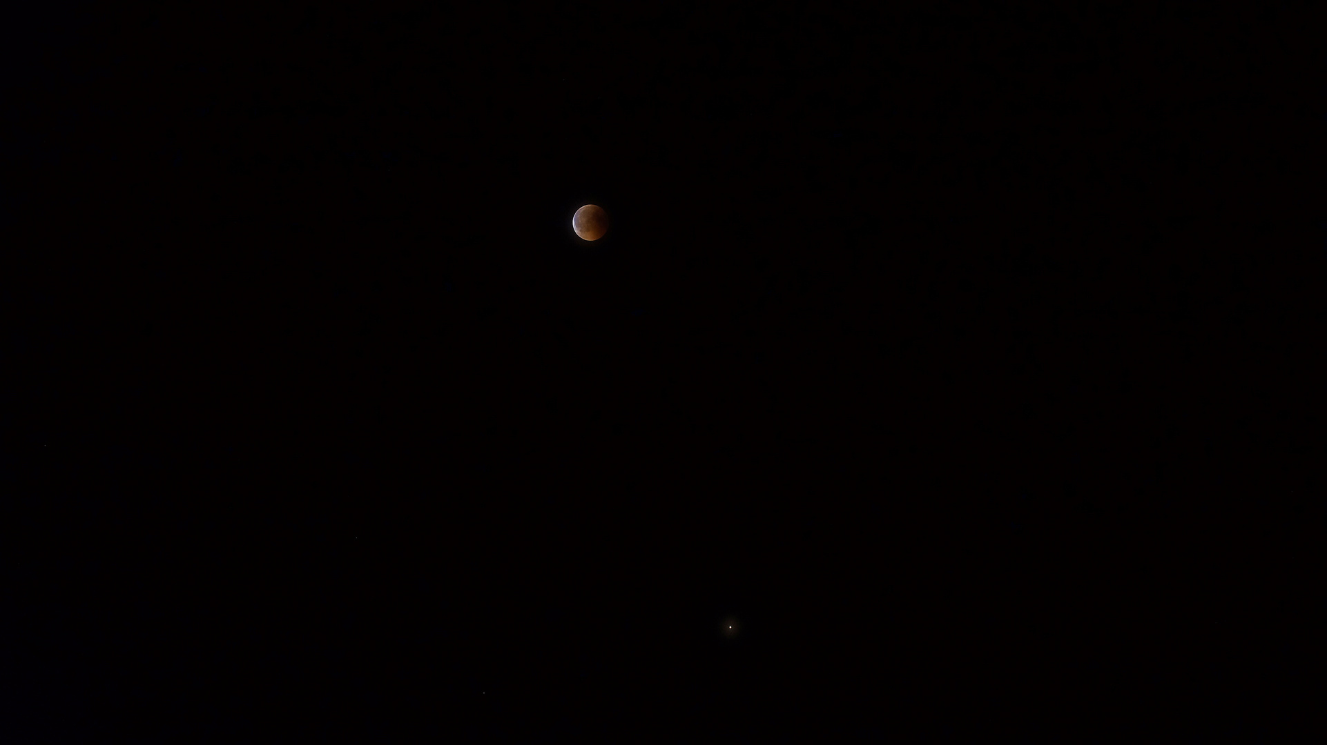 Mond und Mars