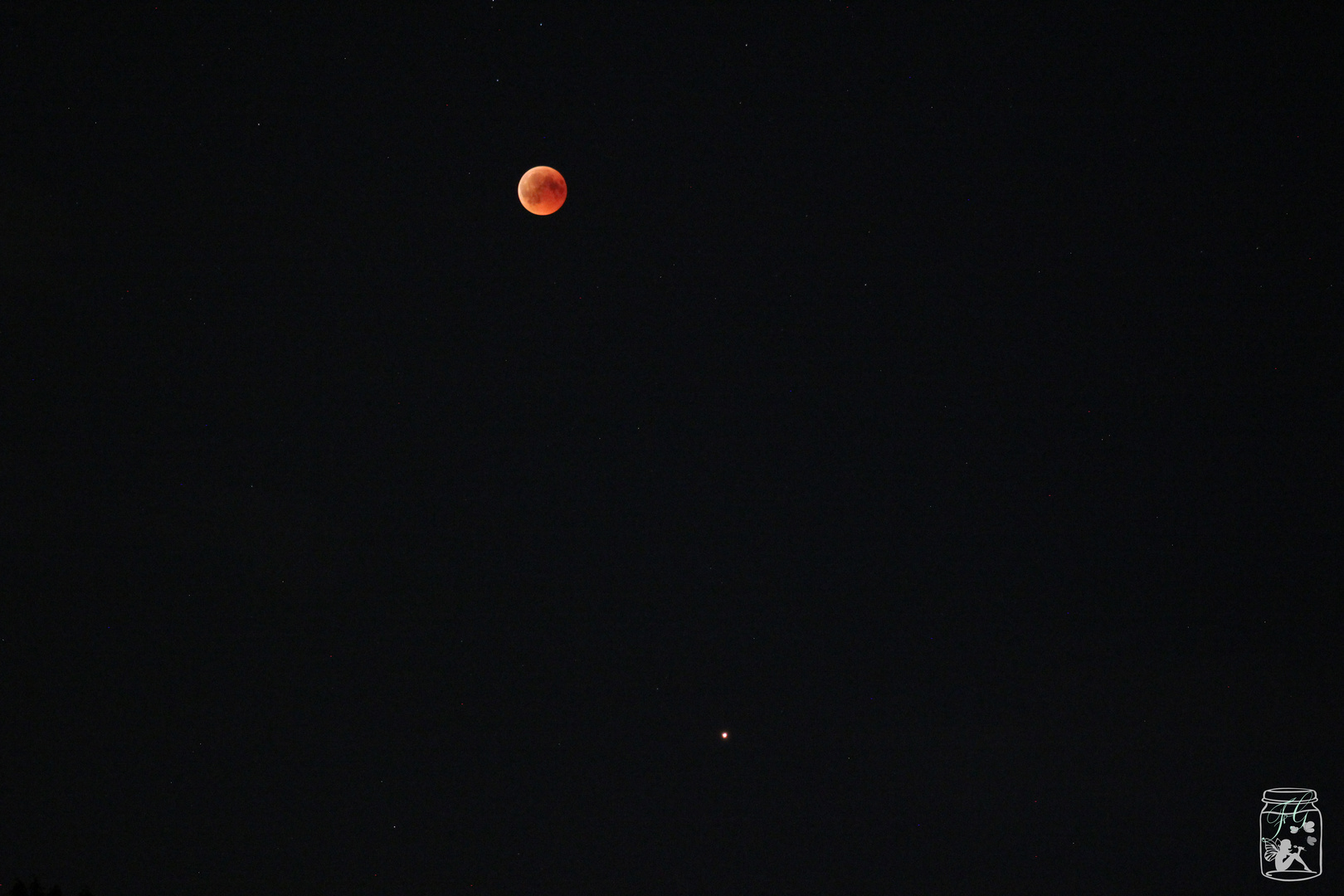 Mond und Mars