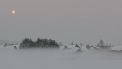 Mond und Nebel über Sachsenhagen #2