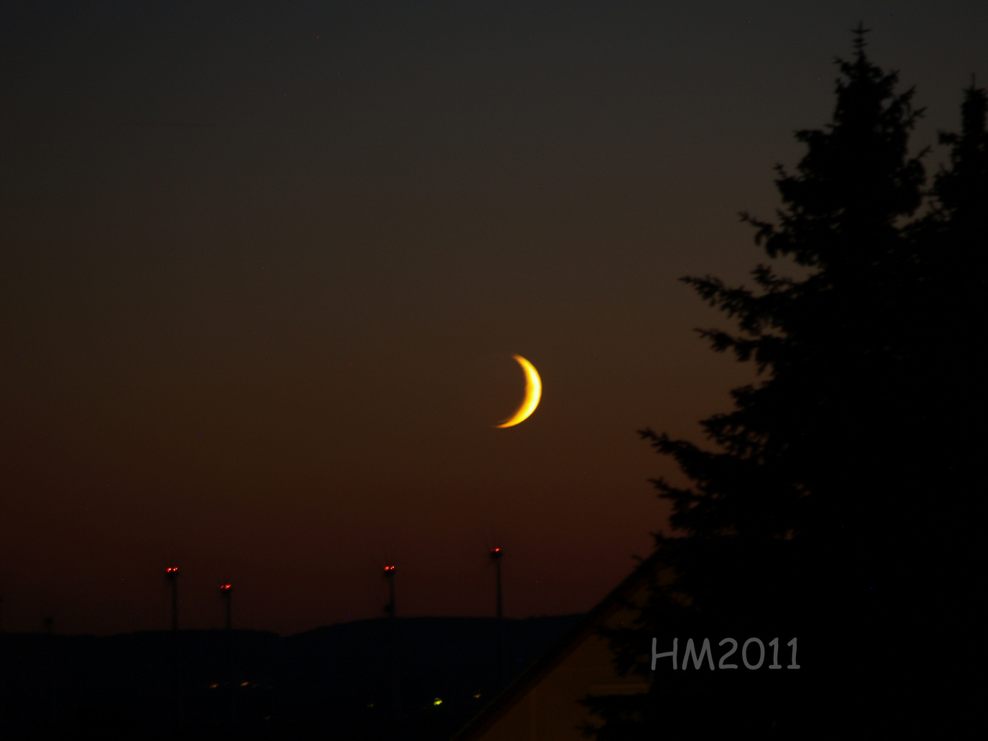 Mond und schwubs war er weg