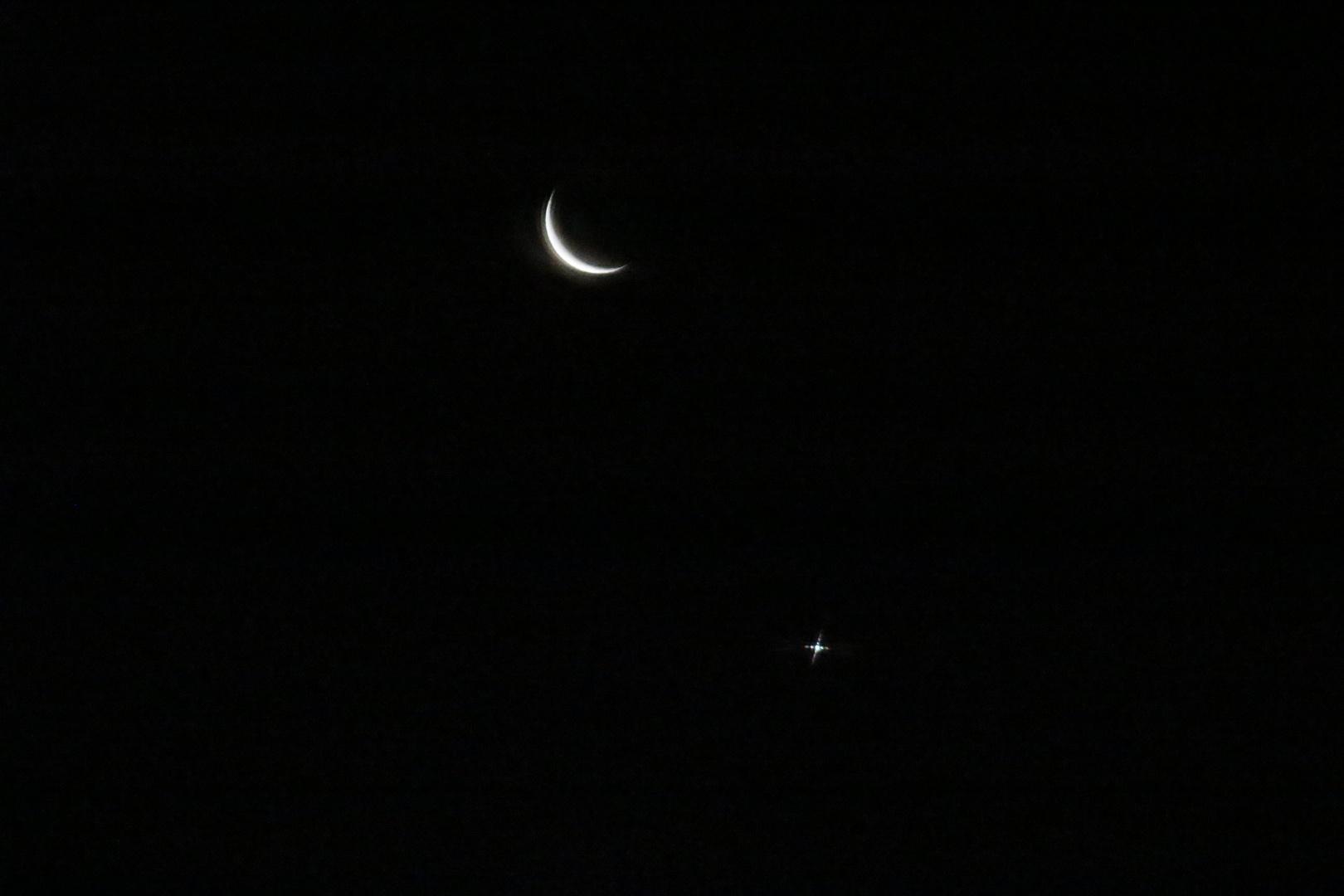 Mond und Stern am 10-09-2015