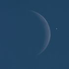 Mond und Venus