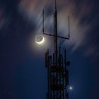 MOND UND VENUS IN FUNKKONTAKT