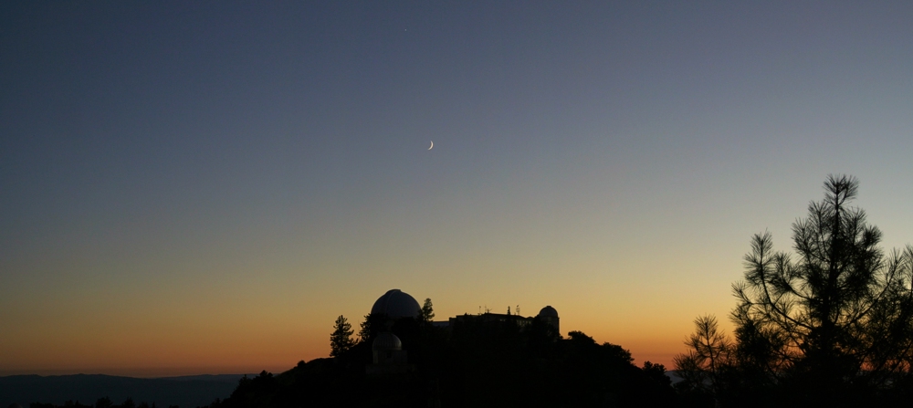 Mond und Venus @ Lick Observatorium