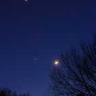 Mond , Venus , Jupitter Konstelation 25.03.2012