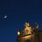 Mond + Venus vom Petersplatz aus