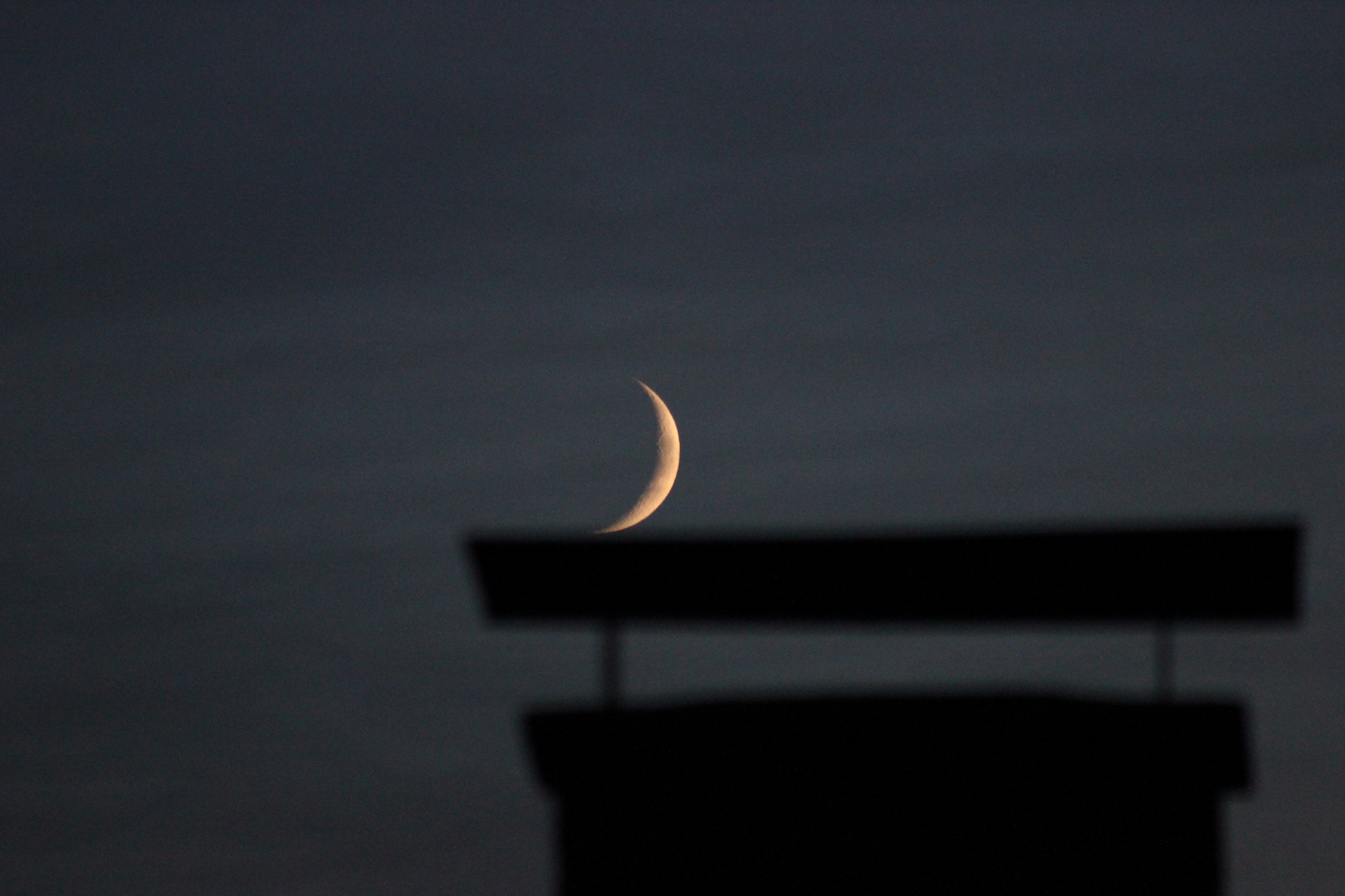 Mond vom Balkon