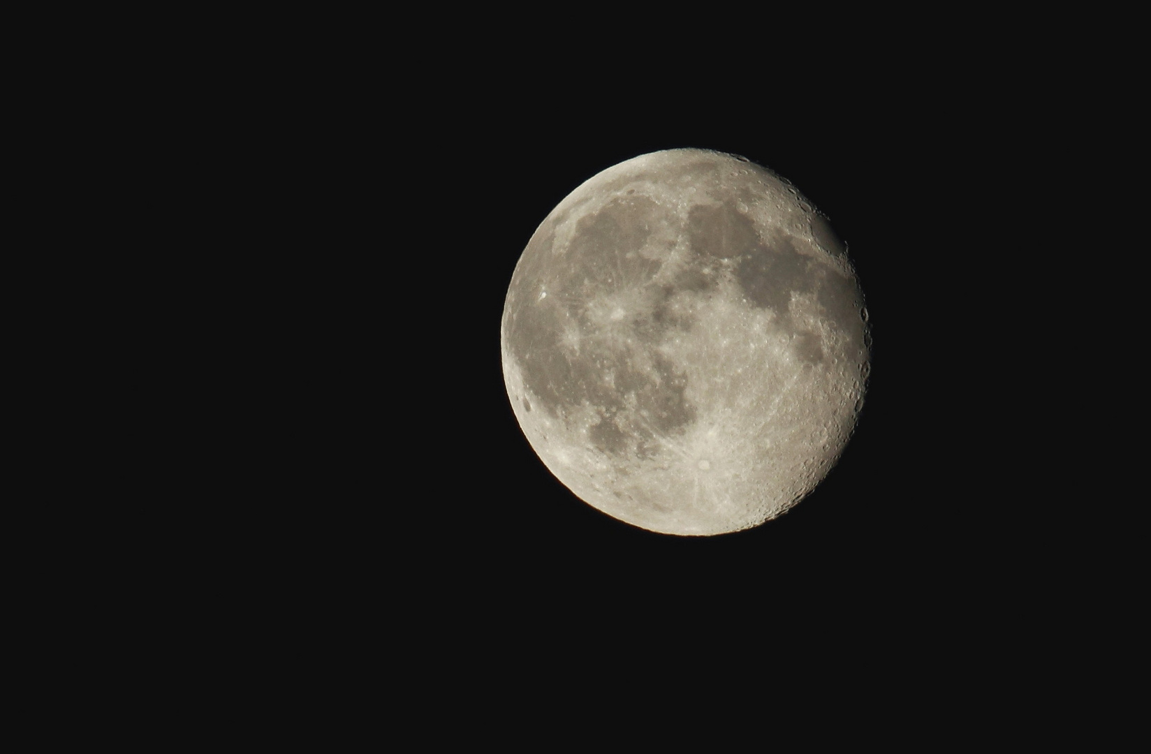 Mond von heute..