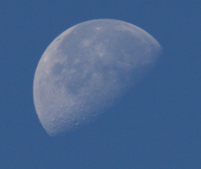 mond zeigt sich auch am tag