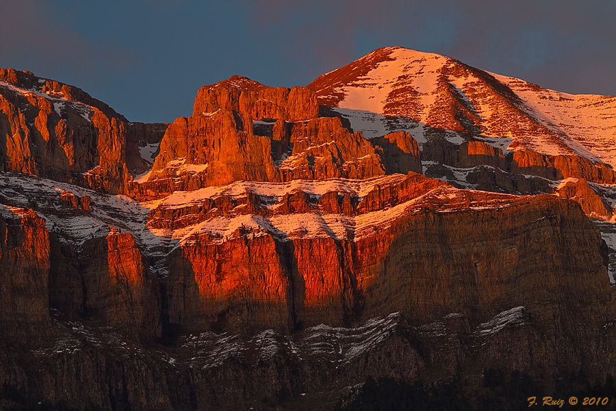 Mondarruego al atardecer (Ordesa)