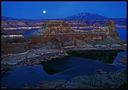 Mondaufgang am Alstrom Point, Lake Powell, Utah von Thomas Kunz