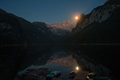 Mondaufgang am Gosausee