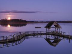 Mondaufgang am Hemmelsdorfer See