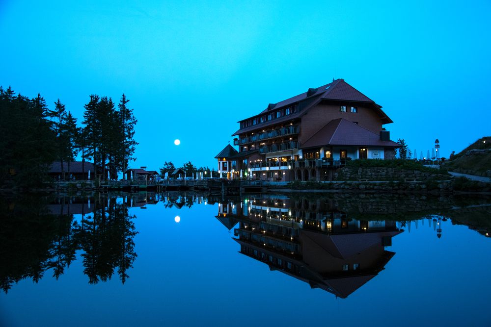 Mondaufgang am Mummelsee