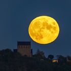 Mondaufgang am Petersberg (bei Halle)