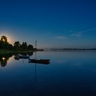 Mondaufgang am Roskilde Fjord