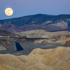 Mondaufgang am Zabriskie Point