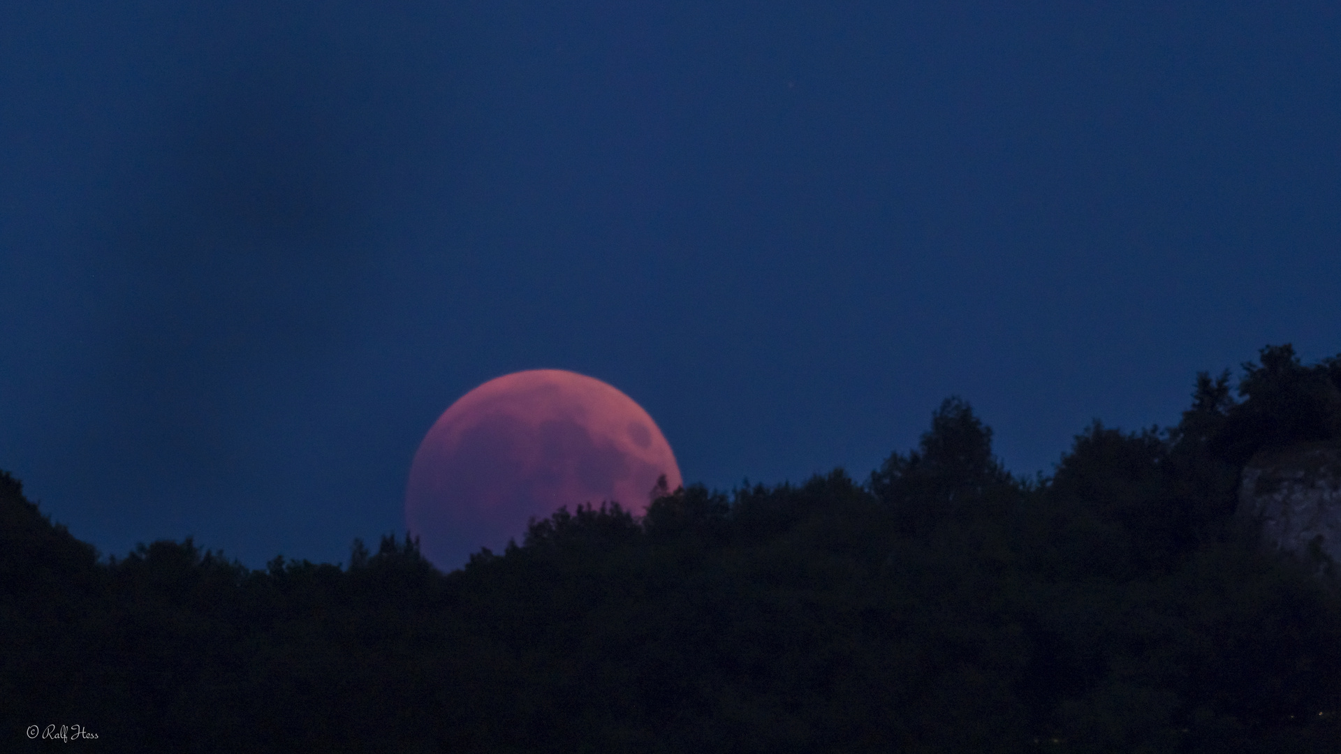 Mondaufgang an der schwäbischen Alb Foto & Bild | mondaufnahmen, himmel ...