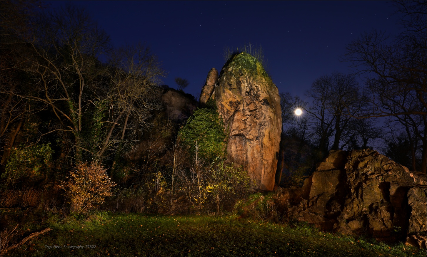 - Mondaufgang an Lehmann's Felsen -