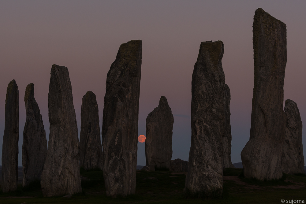 Mondaufgang bei den stones of callanish