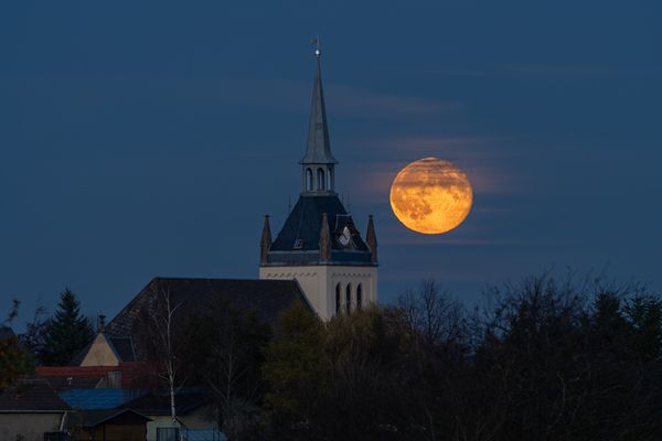 Mondaufgang bei Hayn