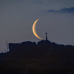 Mondaufgang hinter dem Großen Gegenstein