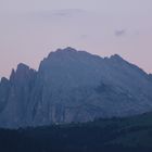 Mondaufgang in den Alpen