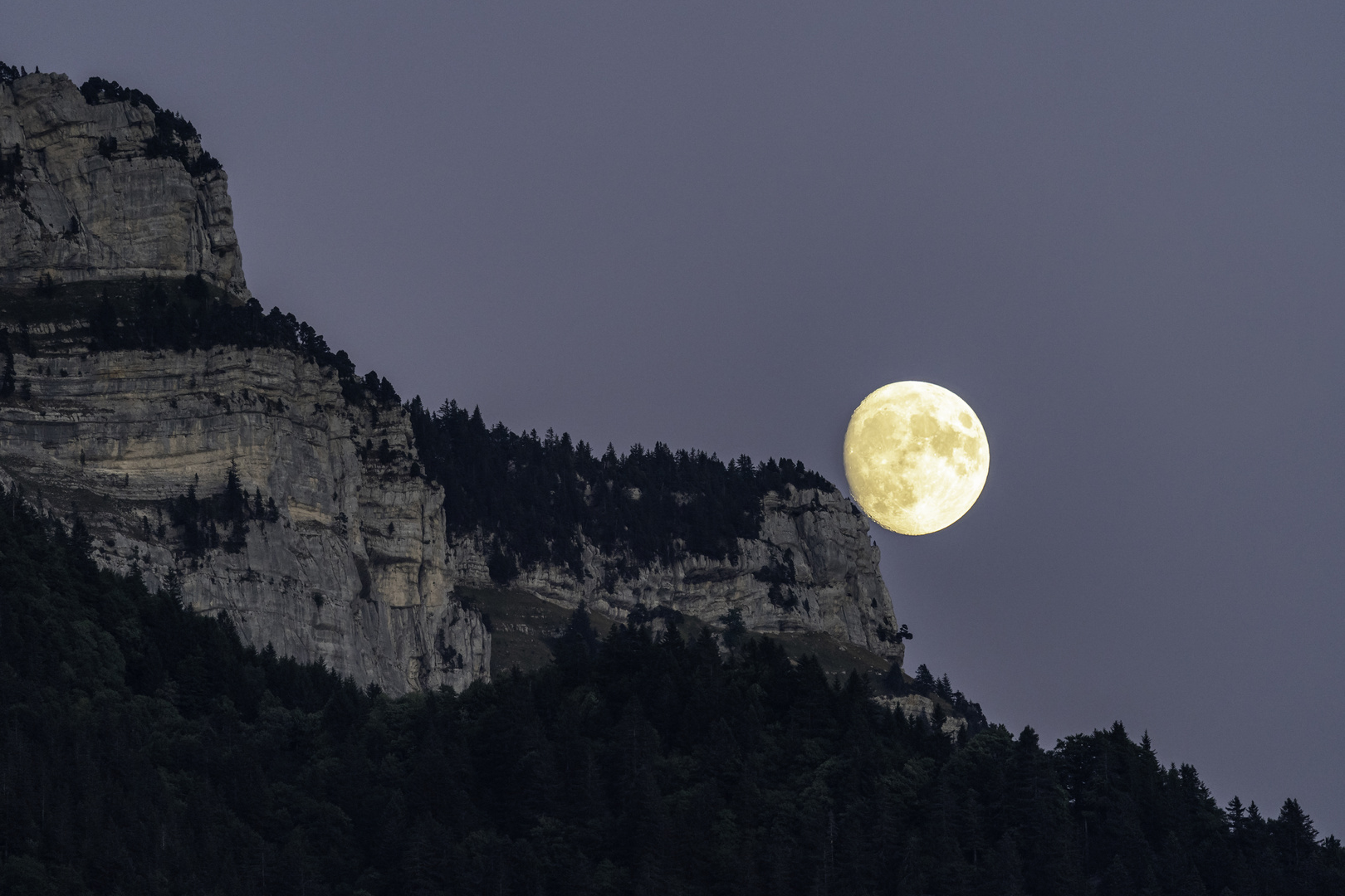 Mondaufgang in der Chartreuse