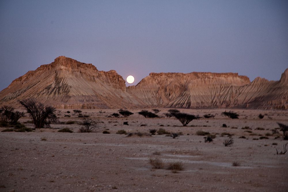 Mondaufgang Insel Qeshm Iran