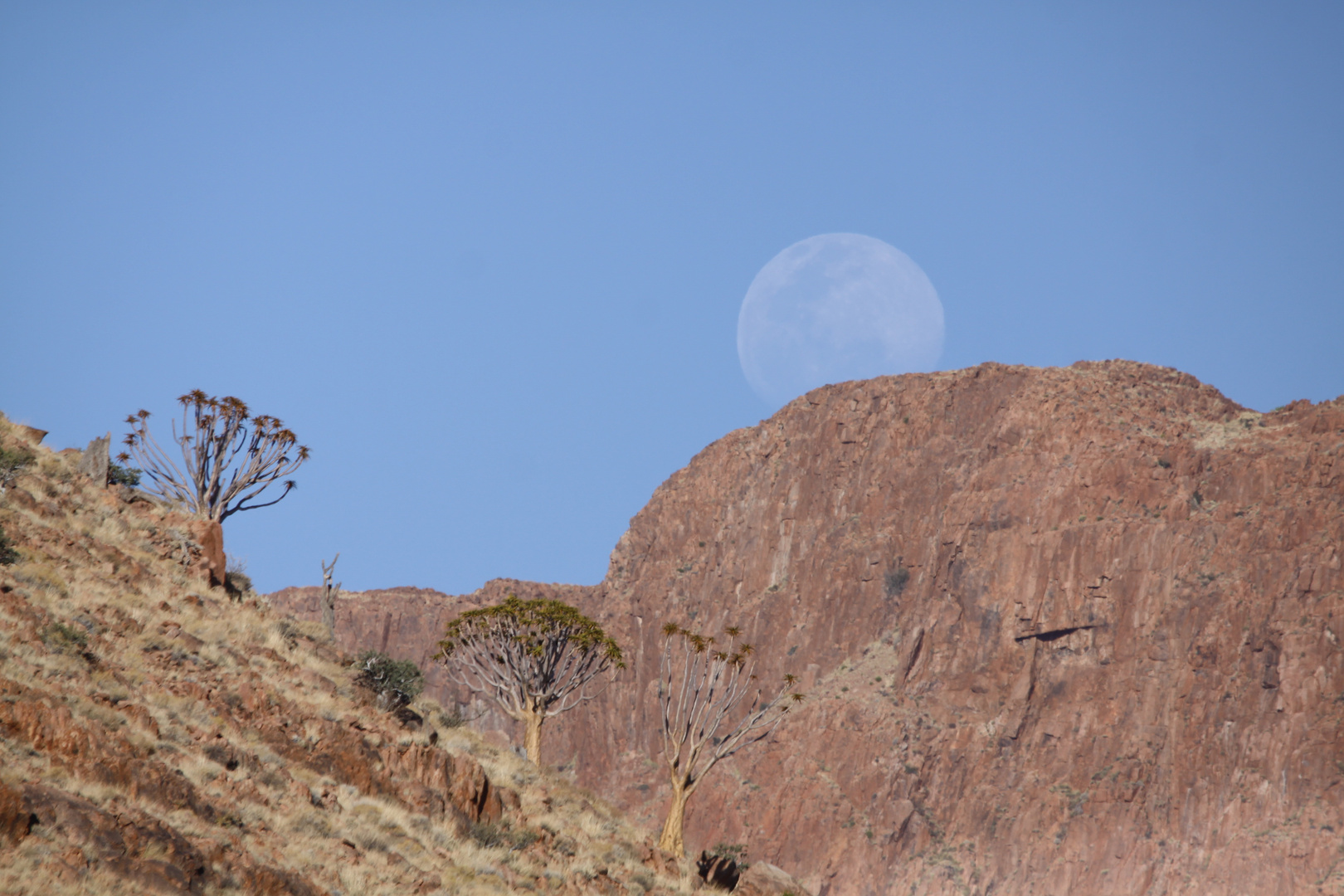 Mondaufgang Namibia 2009