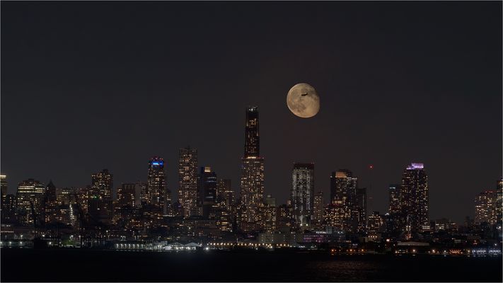 Mondaufgang über Brooklyn