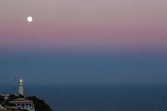 Mondaufgang über dem Cabo de la Nao