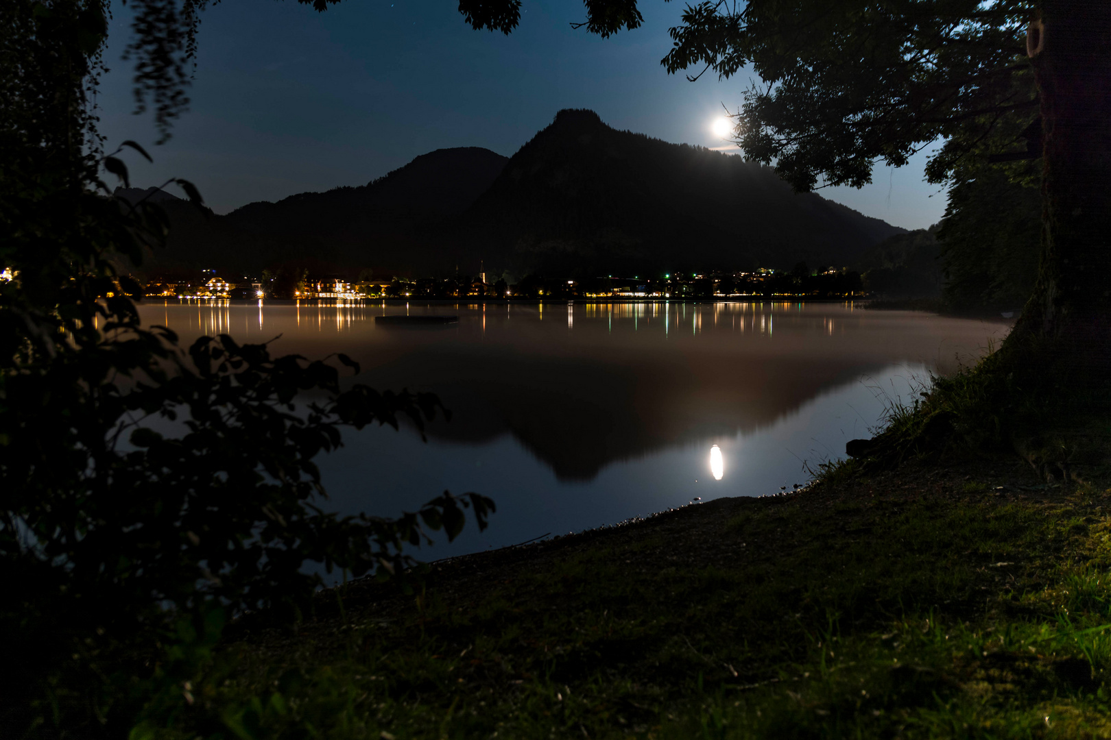 Mondaufgang über dem Fuschlsee