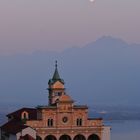  Mondaufgang über der Wallfahrtskirche...