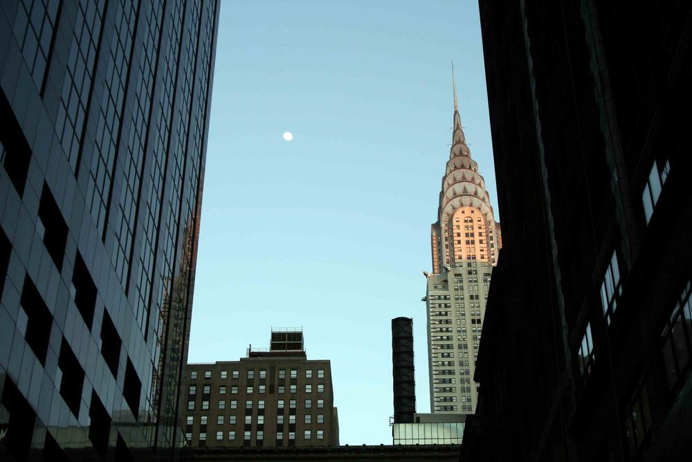 Mondaufgang über Manhattan