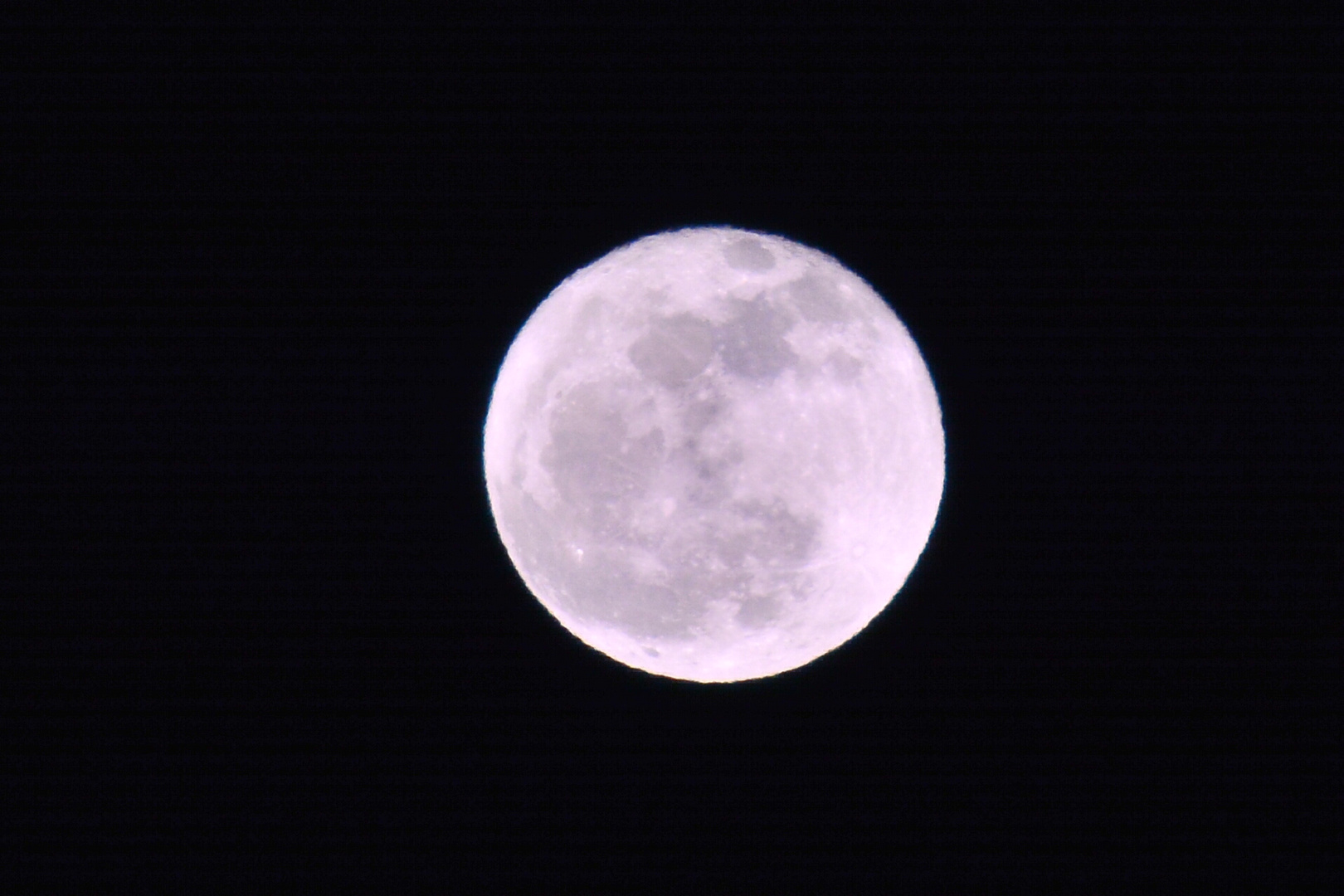 Mondaufnahme in einer klaren Nacht