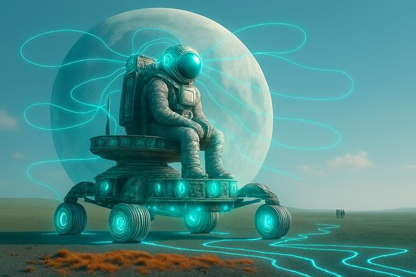 Mondfahrzeug mit Gedankensteuerung